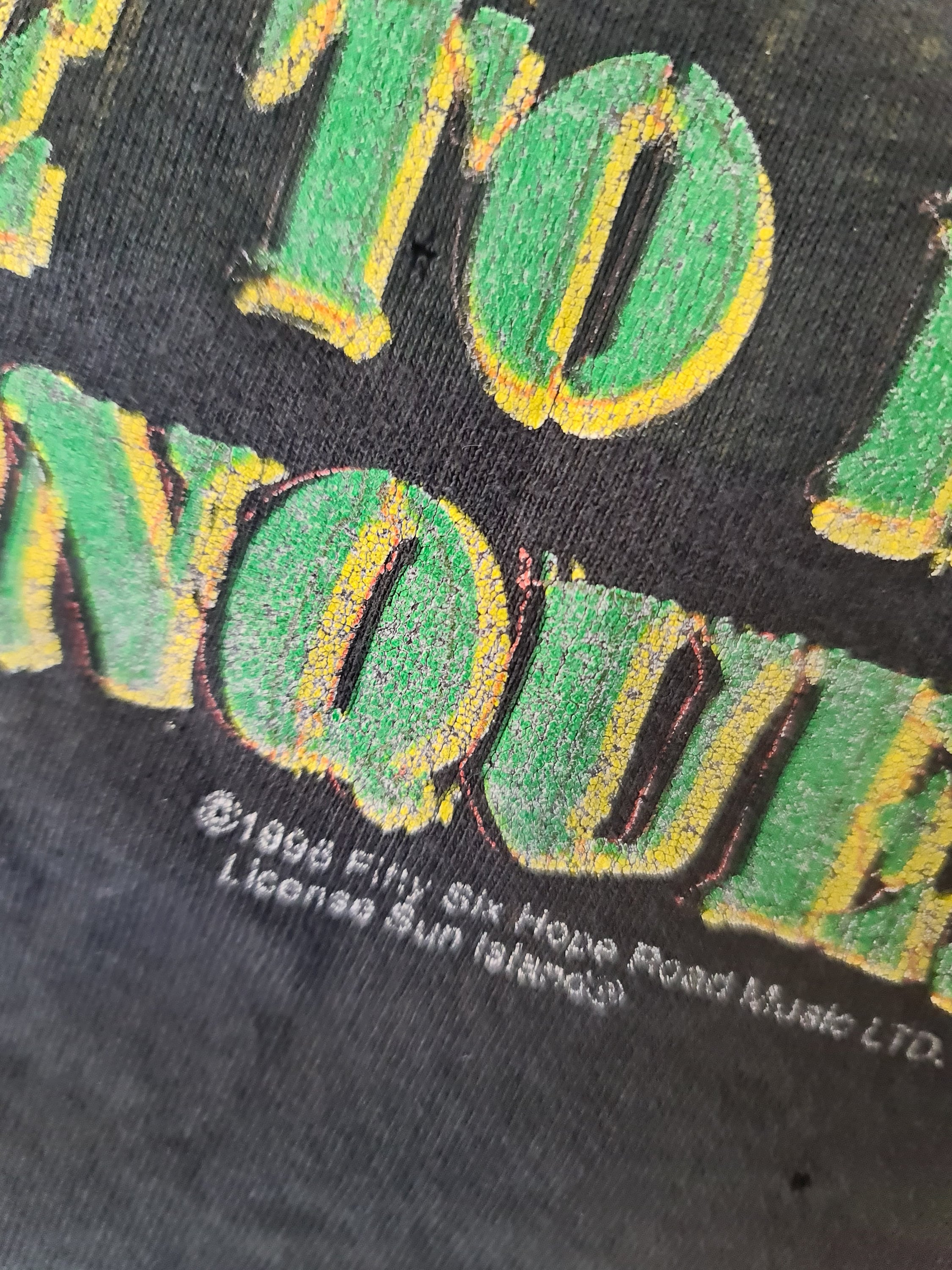 Bob Marley Vintage T Shirt Single Stitch Distressed I Don't