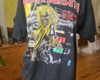 ヴィンテージ 80 年代 IRON MAIDEN Killers World Tour 1981 USA 