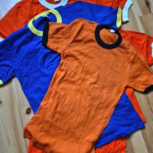 Vintage 1970s deadstock ringer tee 't shirts short sleeve unworn