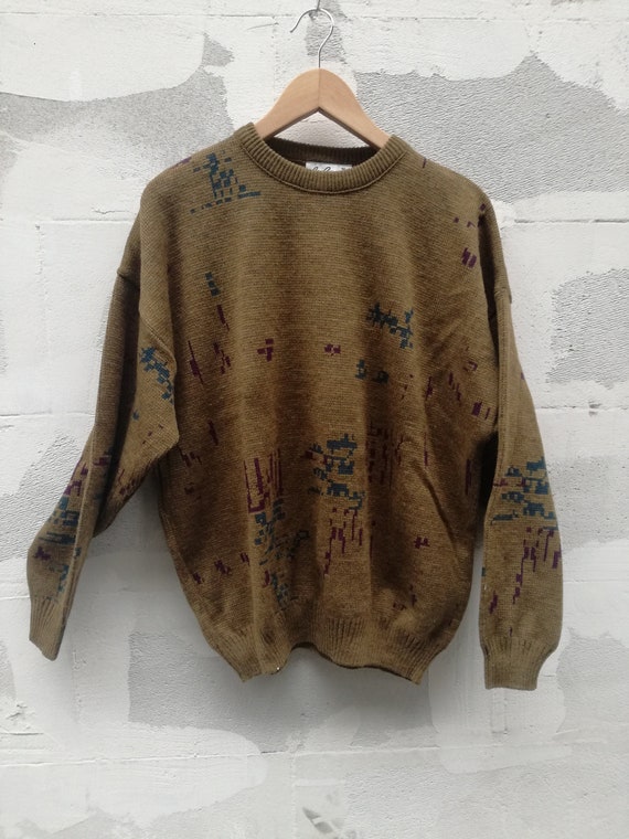Deadstock Sweater 1980 Vintage Les Corps Designer Knitted - Etsy