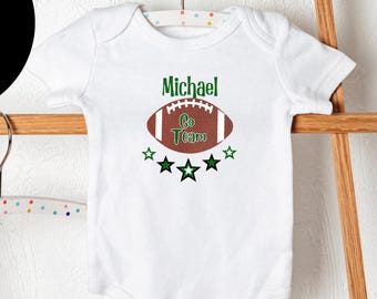 Personalized Football Game Day Team Mascot Apparel for Baby & Toddler
