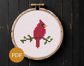面白いグースのクロスステッチパターン、面白い刺繍枠アート、初心者
