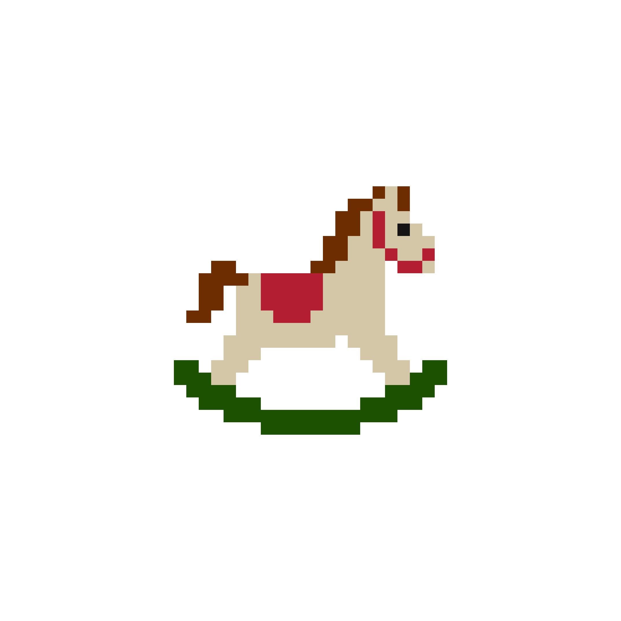 Small Rocking Horse Patterns Tiny Rocking Horse Cross Stitch Pattern, Mini PDF for Pendant & Brooch ...