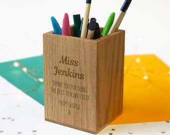 Crayon Holder Personalised Wooden Crayon Pot Gifts for -  Sweden