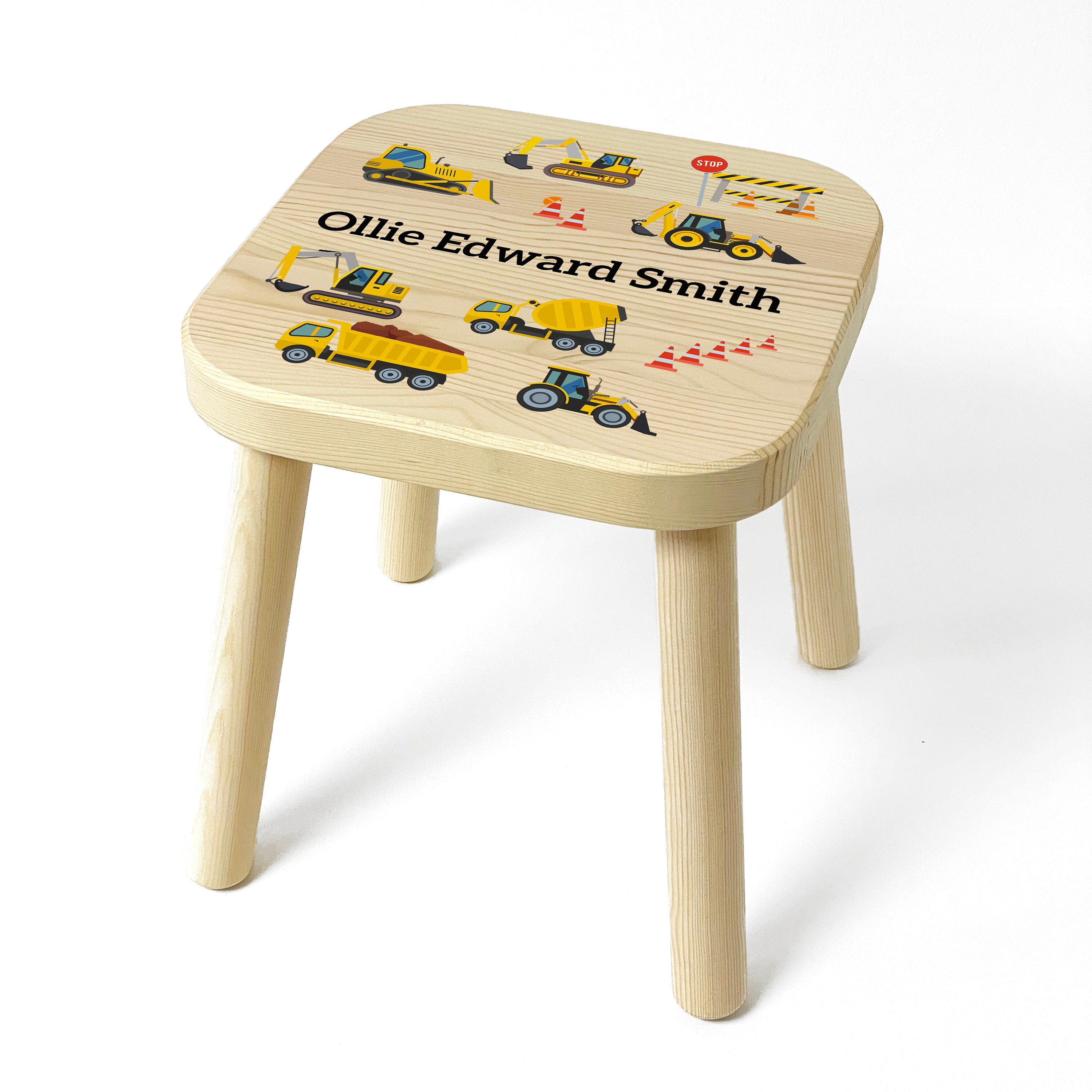 Personalized Child Stool Etsy