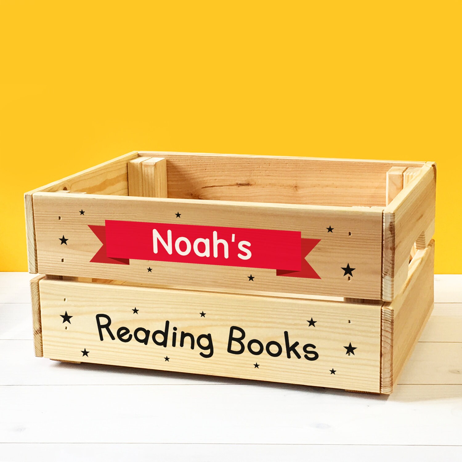 Personalised Wooden Story Book Box for Kids BOY GIRL Childrens Etsy