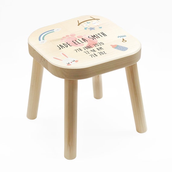 personalised baby stool