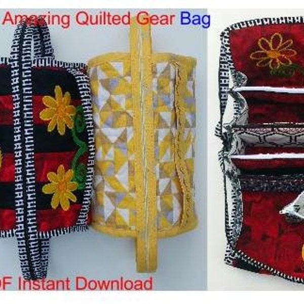 The Amazing Quilted Gear Bag Pattern