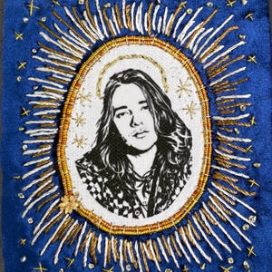 Billy Strings Patch, Embroidered Sew On Velvet BMFS Patches. Gift for Bluegrass music fans and lovers.