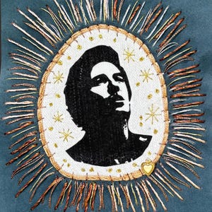 Bruce Springsteen Blue Velvet Patch, Hand Embroidered E Street Band Patches Fan Gift for Music Lovers.