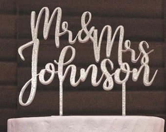 Wedding cake topper, Mr Mrs Wedding Topper , wood cake topper, Custom Wedding topper