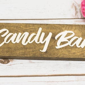 Candy Bar Sign Wedding Candy Bar Dessert bar sign Wedding Candy bar