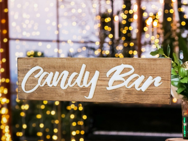 Candy Bar Sign , Wedding Candy Bar , Dessert bar sign, Wedding Sweets sign