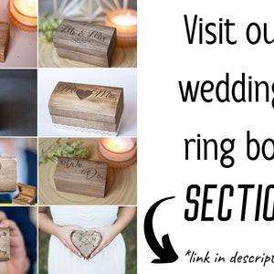 Rustic Wedding Cards Sign, Wooden Gifts and Card Box Holder, Banner Table Decor, Country Wedding Decoration image 6