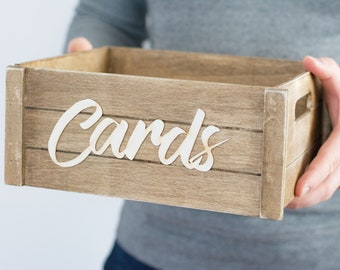 Rustic Card Box , Wedding Mail Box , Wooden Card Banner Bunting