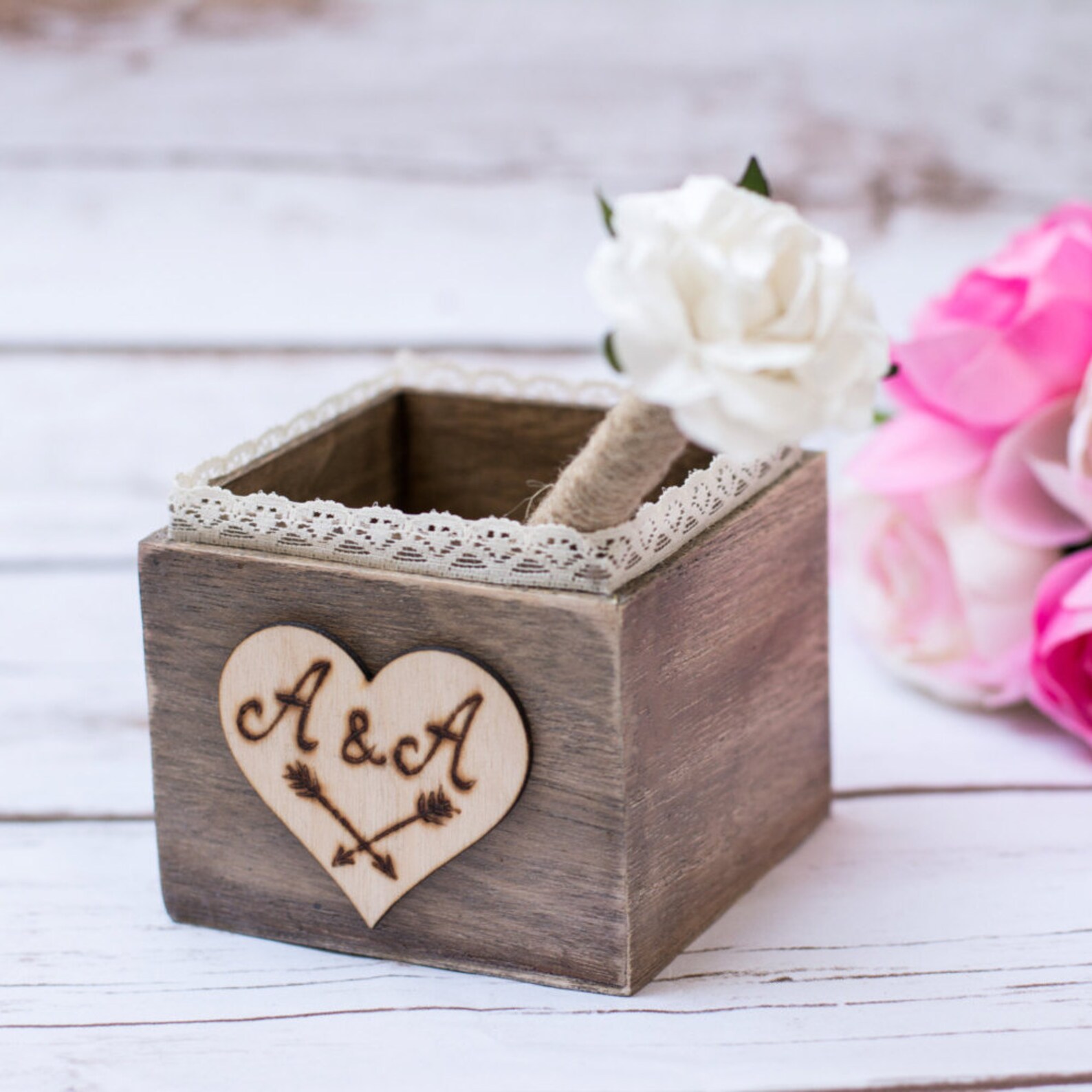 Wedding Guest Book Pen Holder Rustic Pen Holder Burlap Pen Etsy