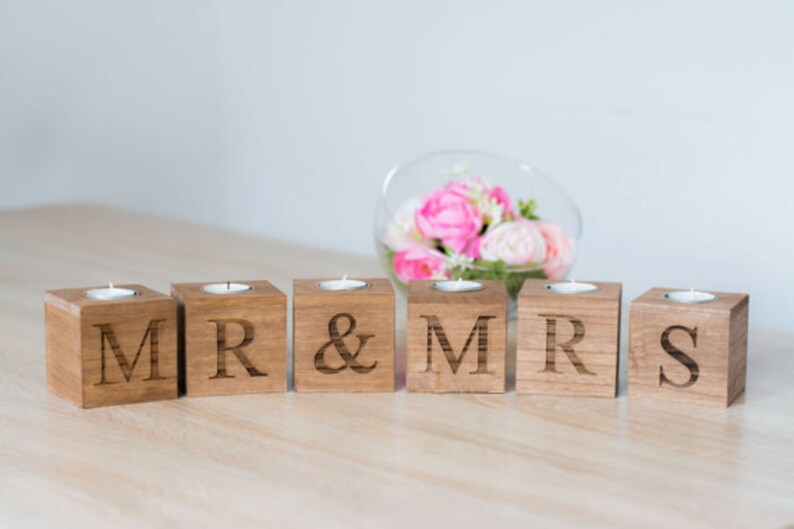 Mr and Mrs Sign Wedding Table Decoration Mr and Mrs Set Letter Sign Sweetheart table Photo Prop image 2