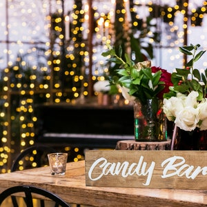 Candy Bar Sign Wedding Candy Bar Dessert bar sign Wedding image 9