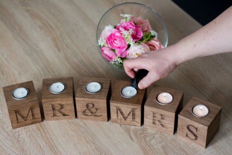 Mr and Mrs Sign Wedding Table Decoration Mr and Mrs Set Letter Sign Sweetheart table Photo Prop image 4