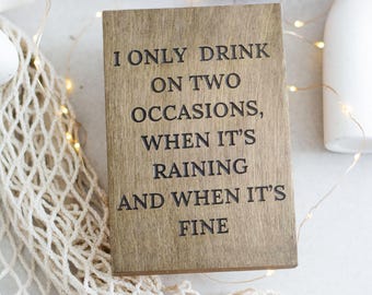 Personalized Inspirational Wooden Sign | Custom Home Decor Signs | Inspirational Quote