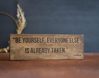Personalized Wooden Sign | Motivational & Inspirational Quote for a Cozy Home Vibe | Custom Home Plaque