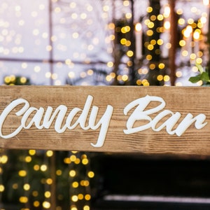 Candy Bar Sign Wedding Candy Bar Dessert bar sign Wedding image 10