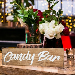 Candy Bar Sign Wedding Candy Bar Dessert bar sign Wedding image 4