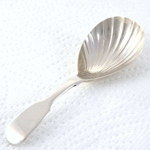 Victorian Silver Caddy Spoon 1841