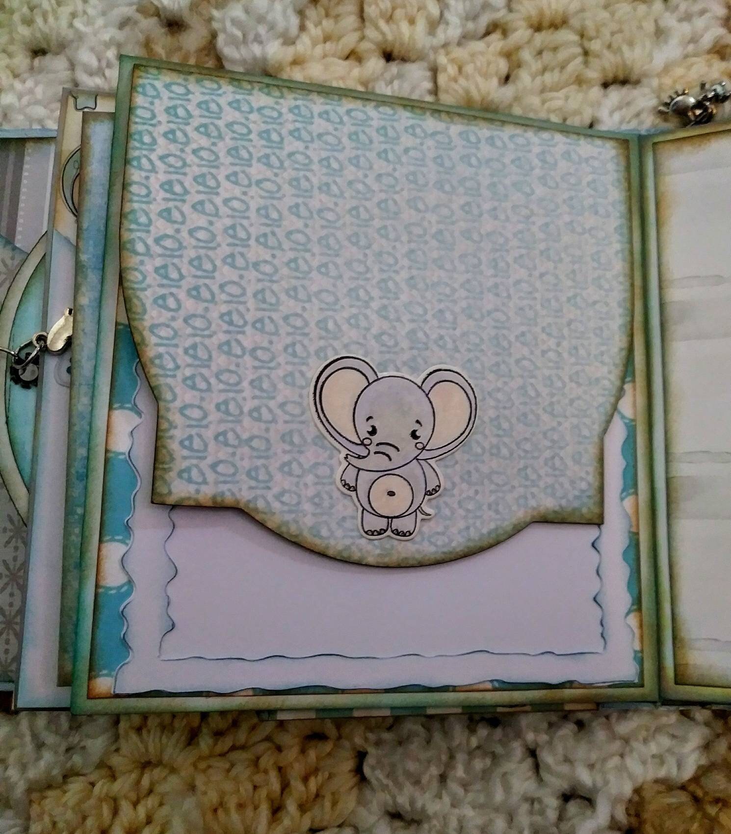 Baby Memory Book Boy Junk Journal Baby Boy Photo Album Etsy