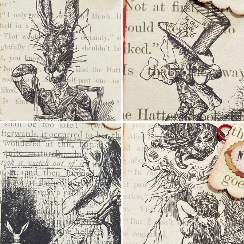 Alice in Wonderland, Alice Weekly Planner, Mad Hatter, Rabbit Hole