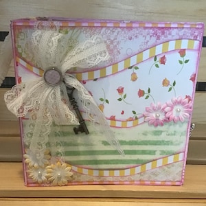 Journals, Scrapbook, Photo album, Junk Journal, Album, floral