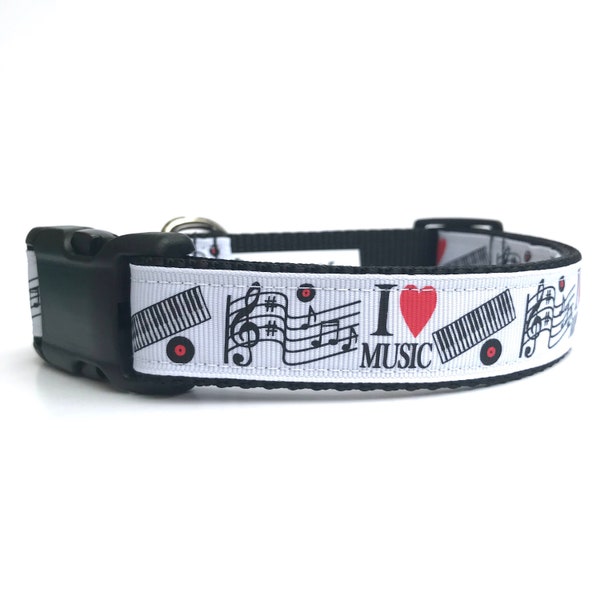 Music Dog Collar Etsy