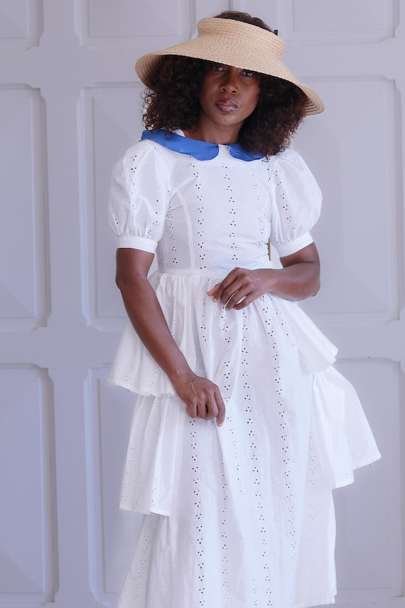 english cotton dress Freja English Garden Cotton Poplin Dress