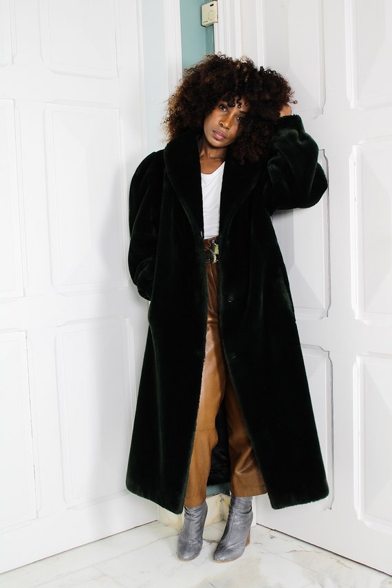 False fur coat 70s