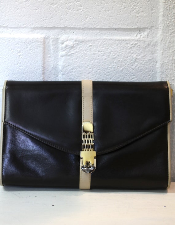 BALLY brand leather clutch bag - Italian made - image 1