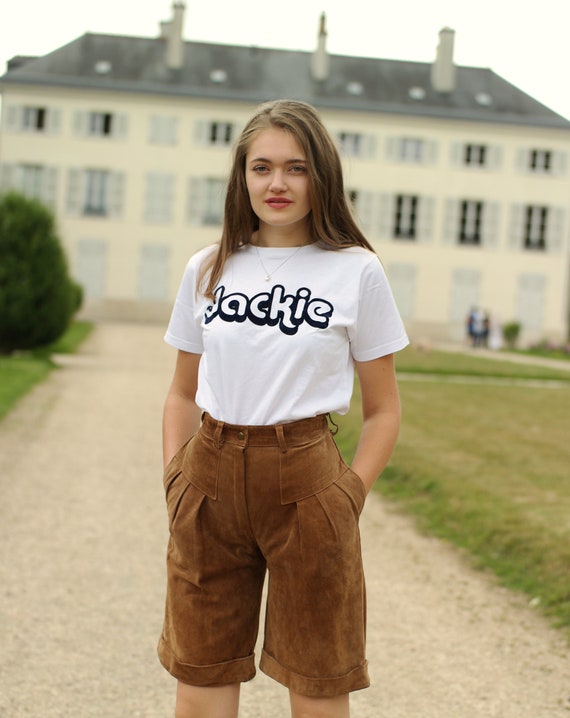 vintage leather shorts