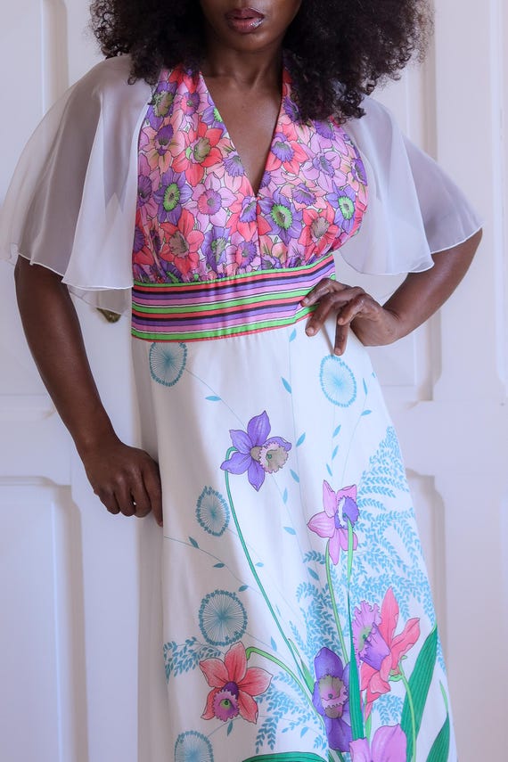 Longue robe seventies Hoffmann