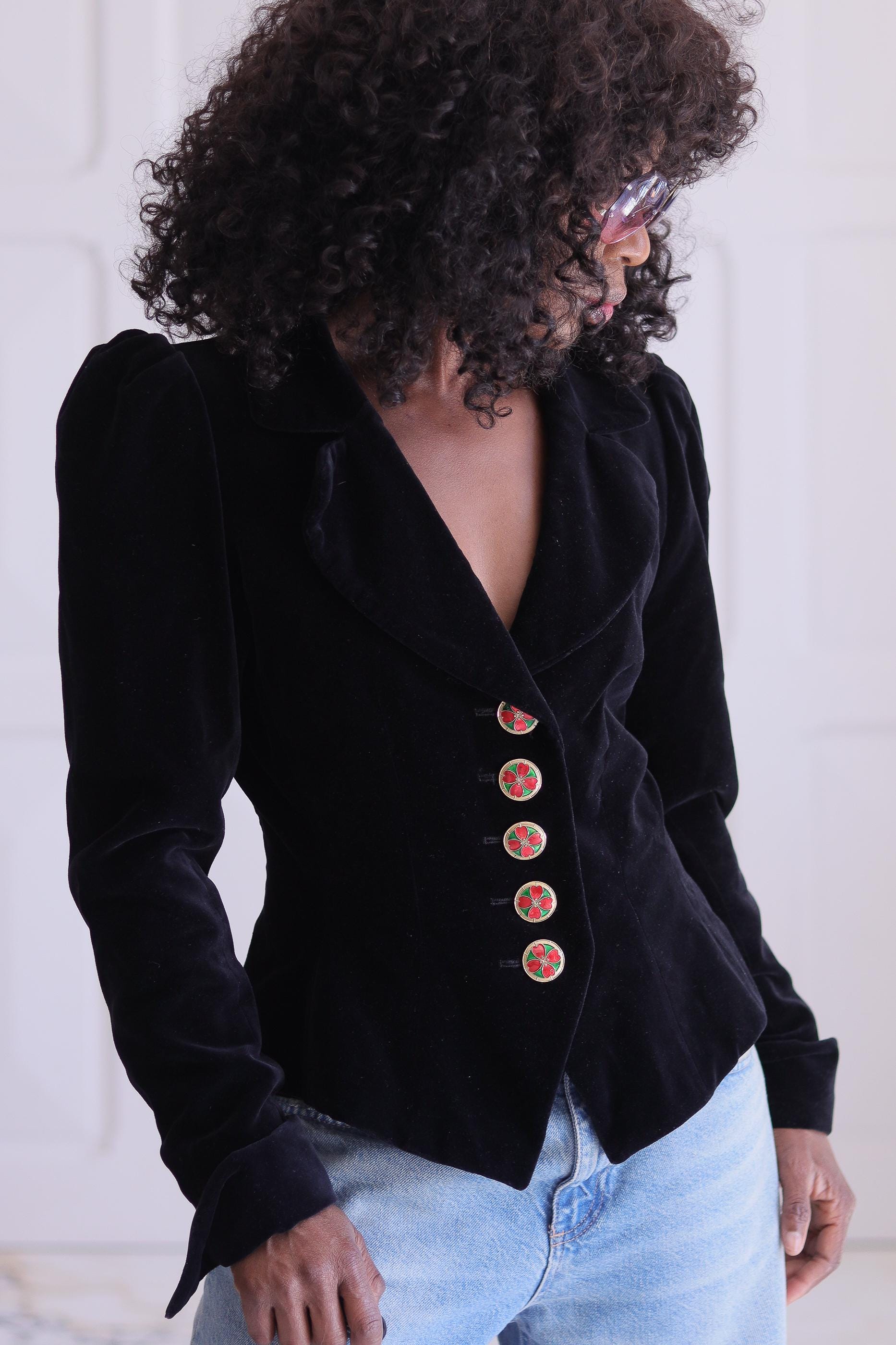 Yves Saint Laurent ベルベットテーラードジャケット　アーカイブ Ysl Velvet Jacket - Etsy