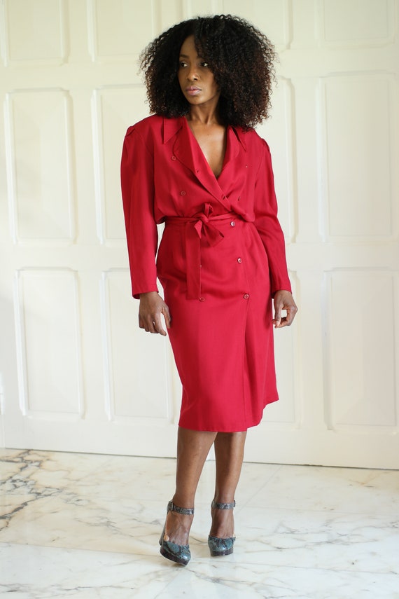 80s cacharel coat dress