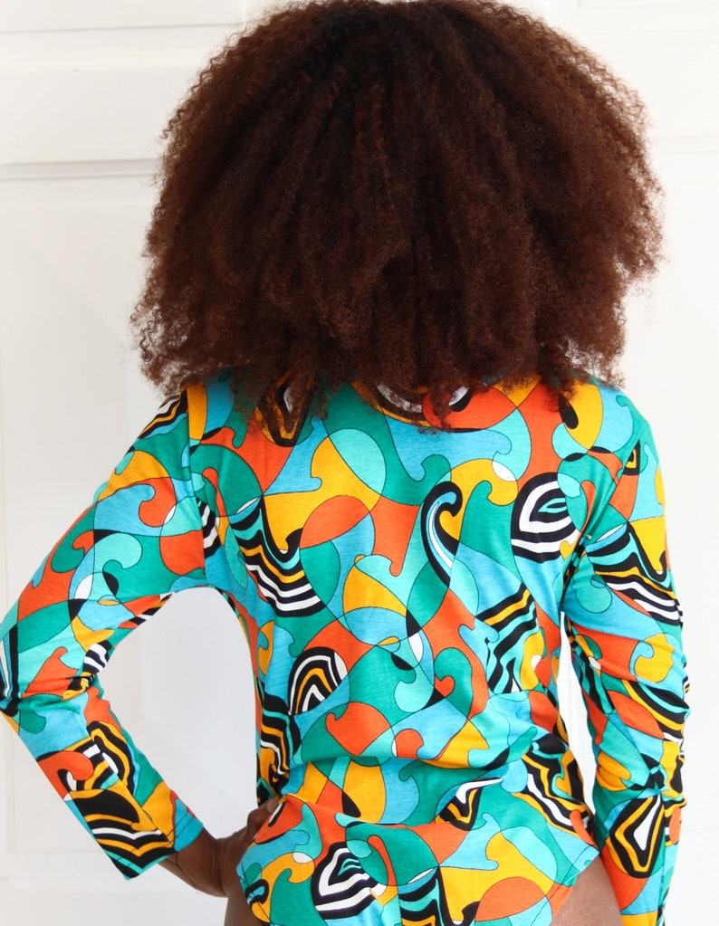 Psychedelic vintage bodysuit image 3