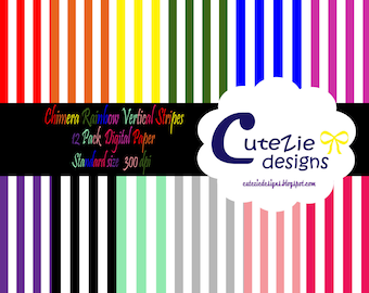 chimera stripe standard size paper, hue stripe paper, funny stripe scrapbook paper preen stripe scrapbook paper sheen stripe scrapbook paper