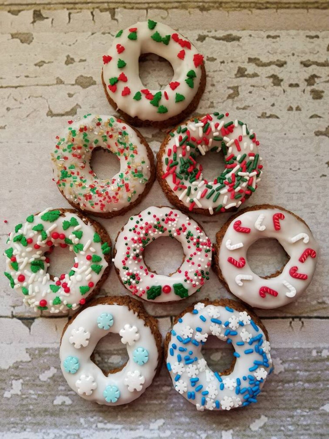 Large Donut Horse Treats Holiday Themed Etsy