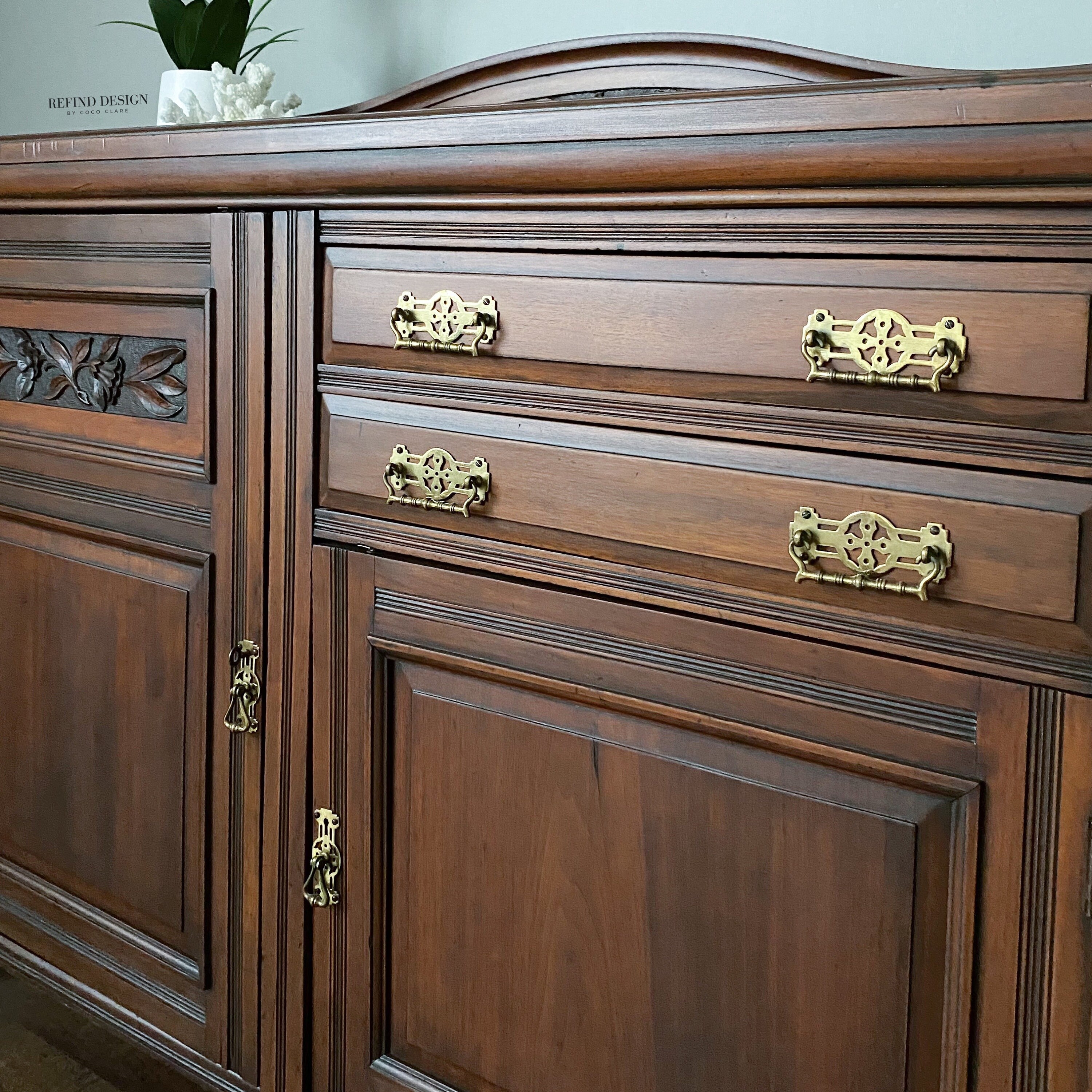 SOLD! 1800’s Antique Victorian Sideboard - Etsy