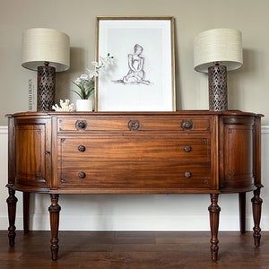 SOLD! Antique Victorian Buffet, Traditional Sideboard, Transitional Credenza
