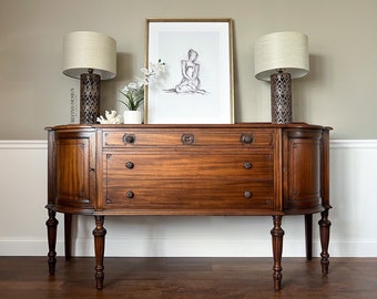 SOLD! Antique Victorian Buffet, Traditional Sideboard, Transitional Credenza