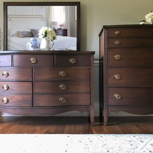 SOLD! Antique Hepplewhite Matching Dressers, Bedroom Furniture