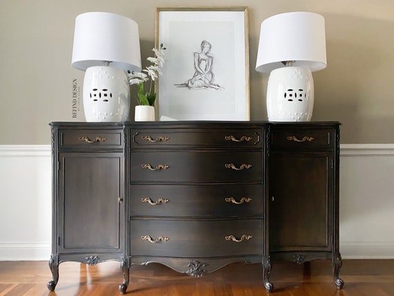 SOLD Antique French Buffet Victorian Sideboard Transitional