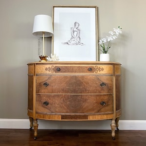 SOLD! Antique Traditional Hepplewhite Dresser, Victorian Sideboard, Transitional Credenza, Entryway Bureau