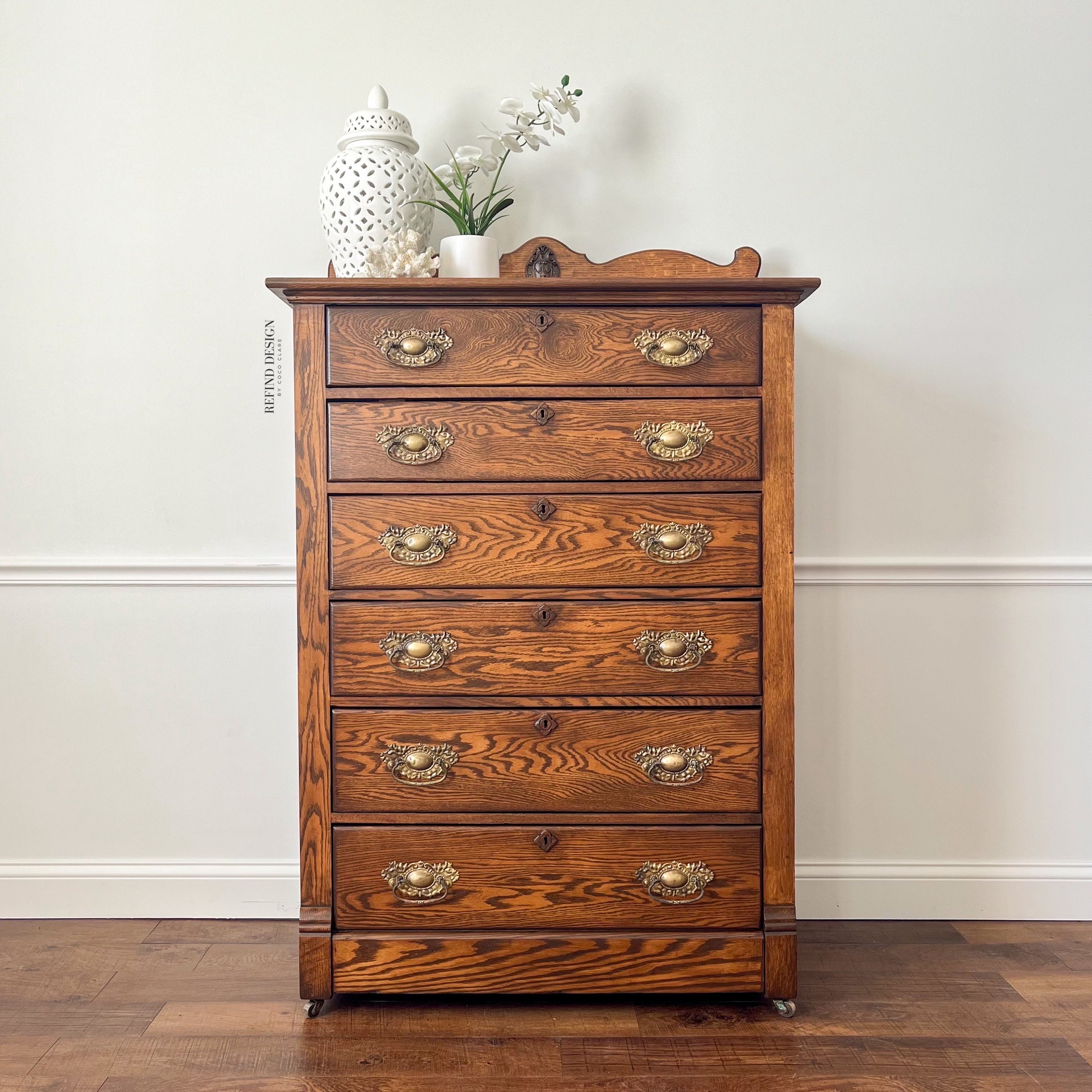 tall wooden dresser DCF Mission Quarter Sawn White Oak Wood 9-Drawer The design of this 6 6 Drawers, Modern Wooden Black