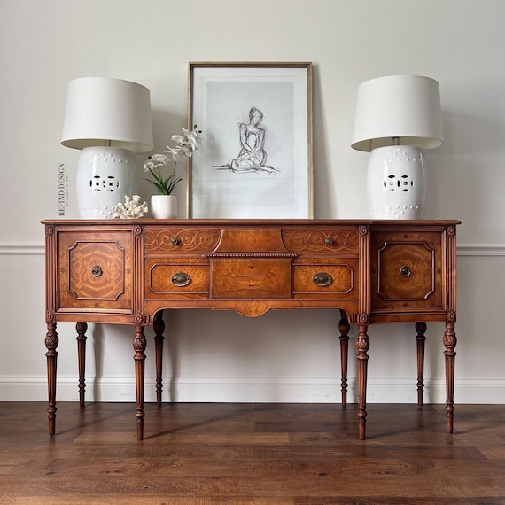 Transitional credenza discount